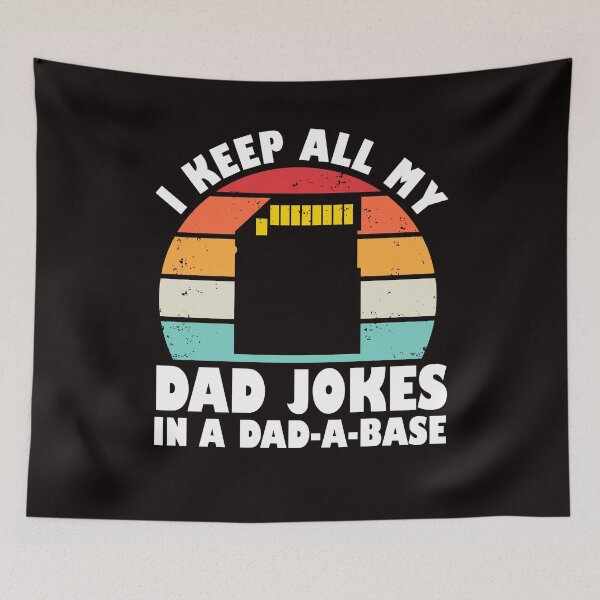 Item preview, Retro Dad Jokes Father Humor Papa Daddy Poppa Stepdad Family designed and sold by TomGiantDesigns.