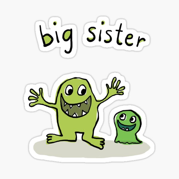 Große Schwester / big sister Sticker