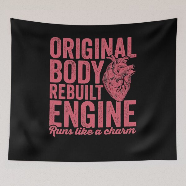 Item preview, Original Body Rebuilt Engine Shirt, Open Heart Bypass Surgery Shirt, Heart Surgery Shirt, Heart Transplant Gift, Heart Attack Survivor Shirt designed and sold by aymob.