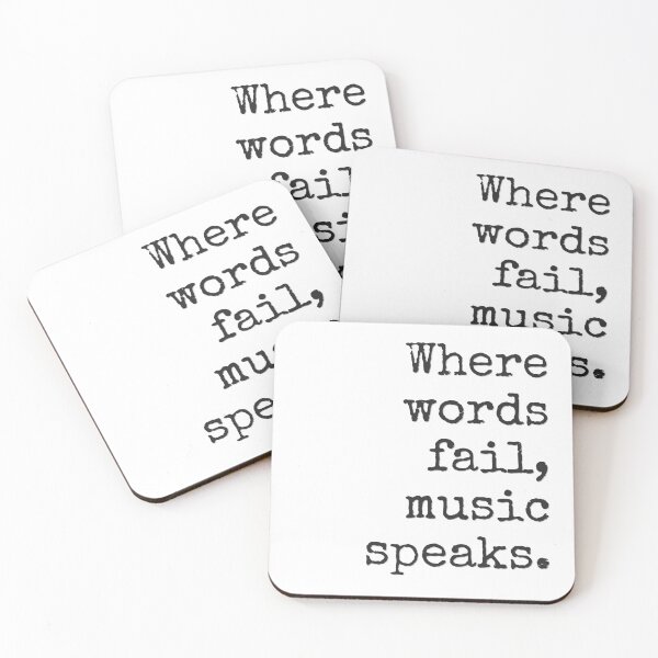 Item preview, Where Words Fail, Music Speaks designed and sold by bloody-L.