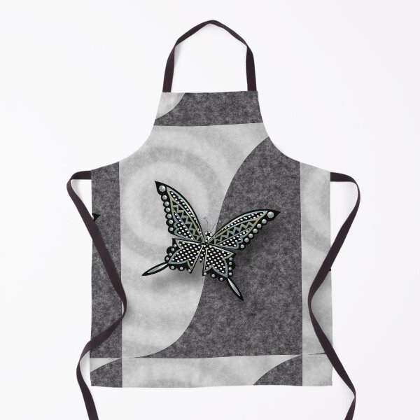 Item preview, BLACK SILVER BUTTERFLY 116 ABSTRACT. designed and sold by sana90.