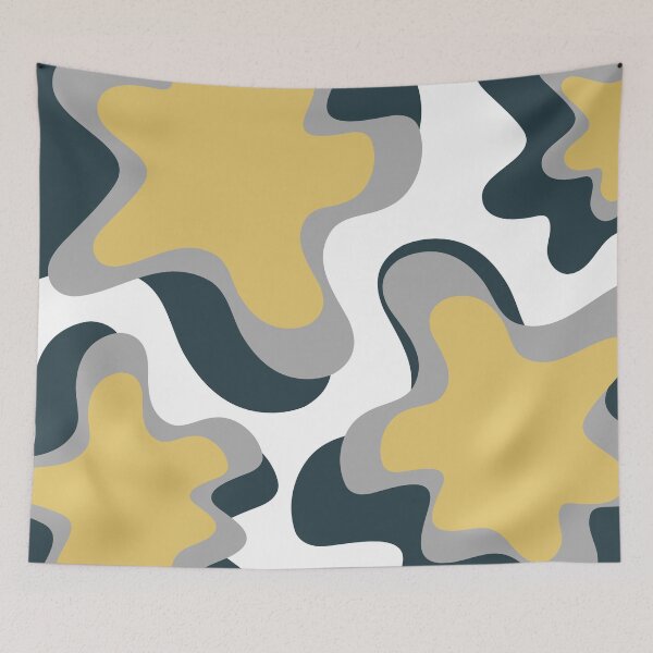Item preview, Liquid Abstract Pattern Blue Green White  designed and sold by BeatrisVeres.