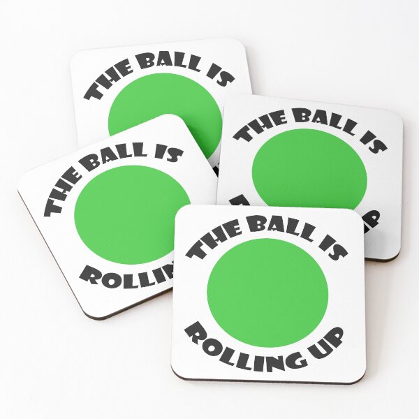 Item preview, The Ball Is Rolling Up (Green) designed and sold by -Ruby-Grace-.