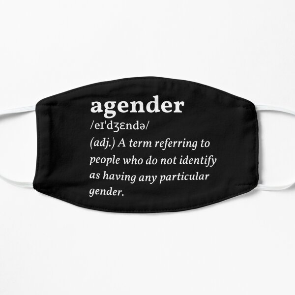 Agender Definition Flat Mask
