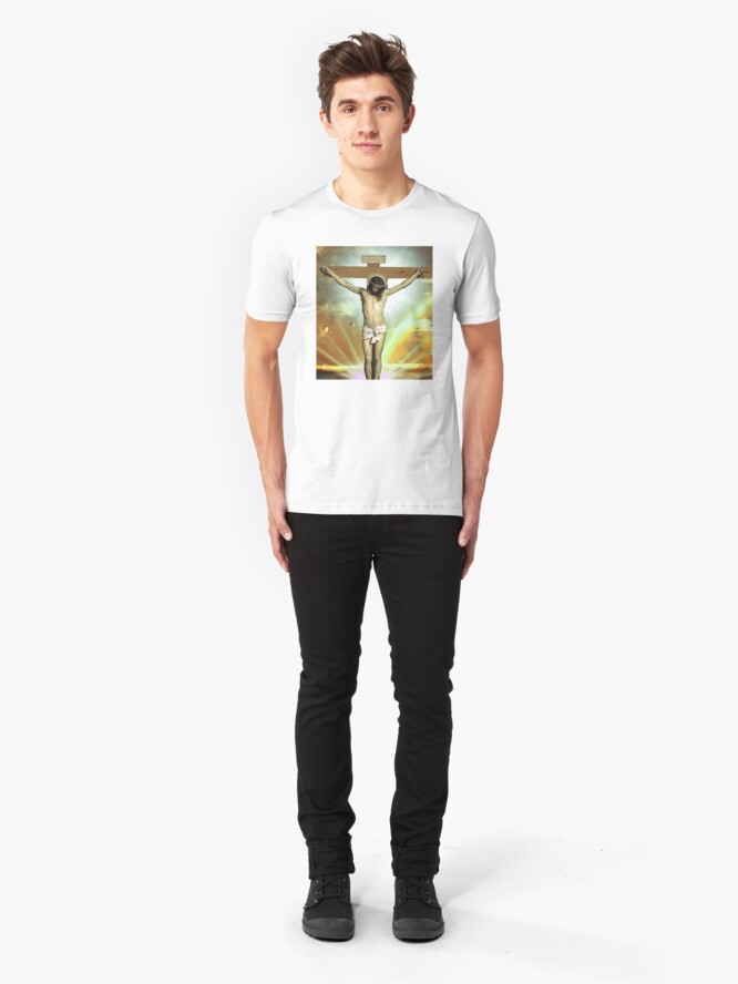 Alternate view of Skam - Isak, Even or Eskild Jesus T-Shirt Slim Fit T-Shirt