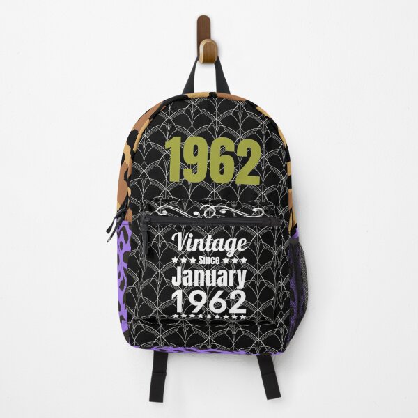 Item preview, Vintage Since January 1962 - Black White Retro Typography | 60th Birthday designed and sold by Delandor.