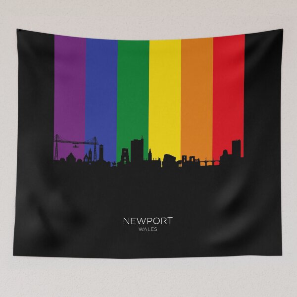 Artikelvorschau, Newport Wales Skyline entworfen und verkauft von ArtPrints.