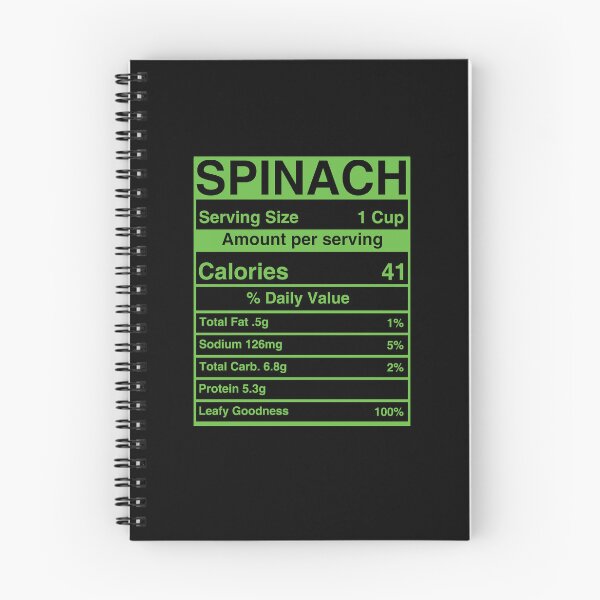Item preview, Spinach Nutrition Facts Shirt, Spinach Lover Shirt, Spinach Eat Shirt, Funny Spinach Shirt, Vegetable Spinach Shirt, Vegetarian Diet Shirt designed and sold by aymob.