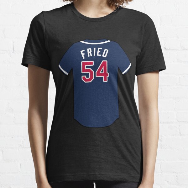 Youth Atlanta Braves Max Fried #54 Navy T-Shirt