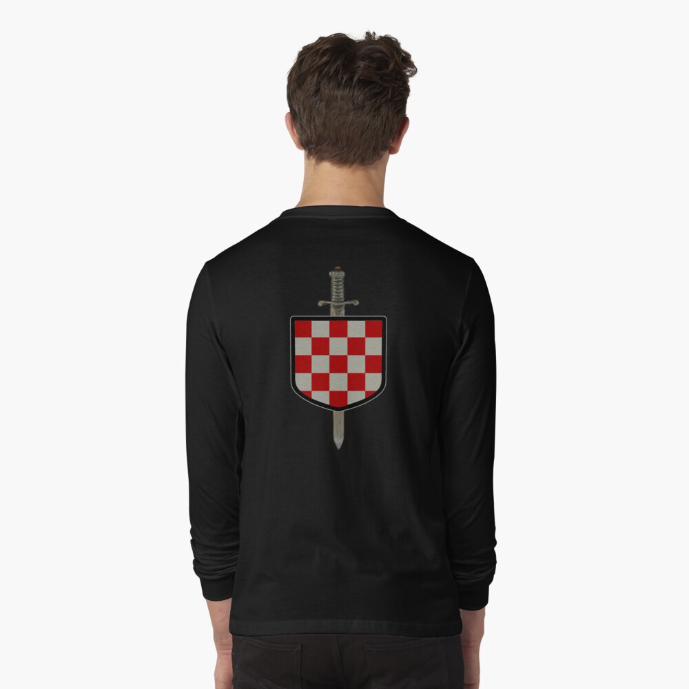 Dalmatia Black White Tshirt For Men Women Hajduk Split Croatia Dalmatia  Dalmacija Hrvatska Adriatic Jadran Coat Of Arms Emblem - T-shirts -  AliExpress