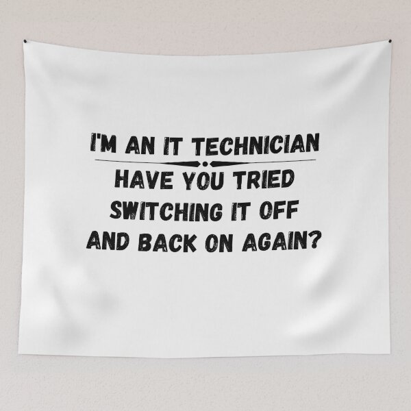 Item preview, Have you tried switching it off and on again? designed and sold by RichTeeDesigns.