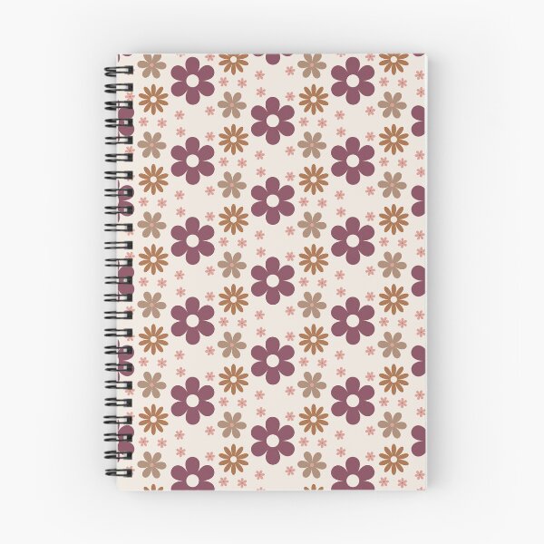 Item preview, Copy of Mod style Flower power groovy retro 60s inspired cream purple brown and pink designed and sold by DemonicGloom.