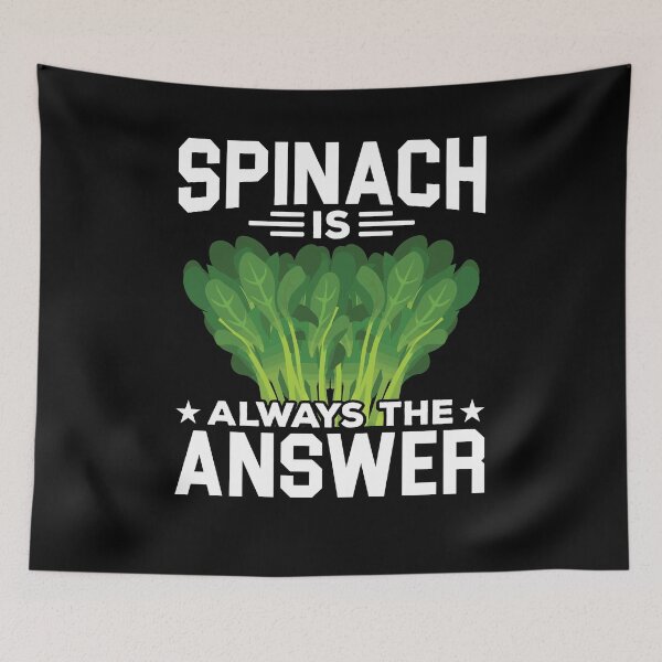 Item preview, Spinach Is Always The Answer Shirt, Funny Spinach Shirt, Spinach Vegan Shirt, Spinach Lover Shirt, Ultimate Spinach Tee, Spinach Vegetarian designed and sold by aymob.