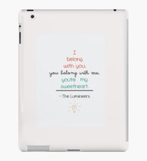 Sweetheart iPad Case/Skin