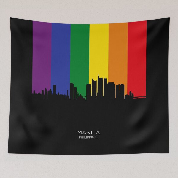 Item preview, Manila Philippines Skyline designed and sold by ArtPrints.