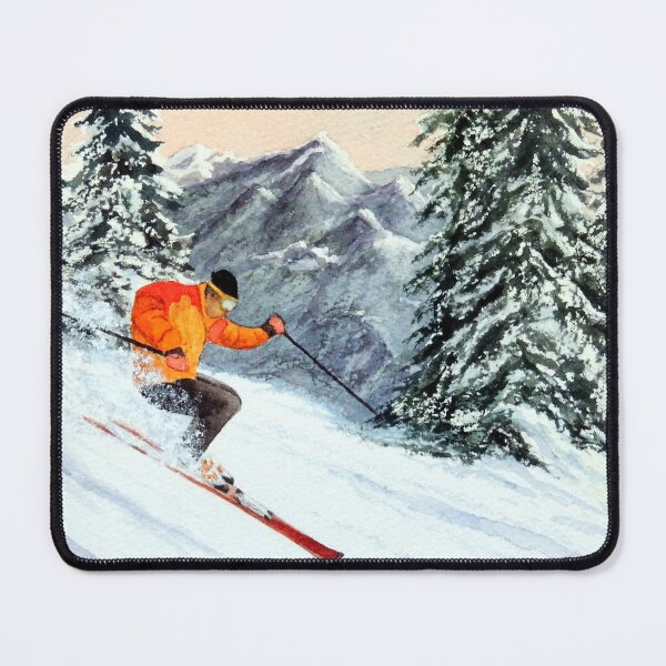 Item preview, I LOVE SKIING With A Banner designed and sold by William Holkham.