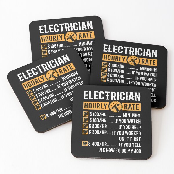 Item preview, Electrician Hourly Rate designed and sold by SageTobias.