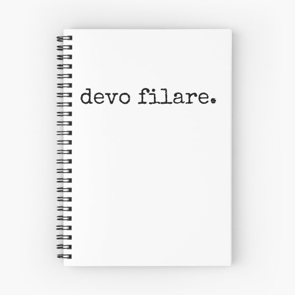 Item preview, Devo Filare Italian Sayings designed and sold by MSA-42.
