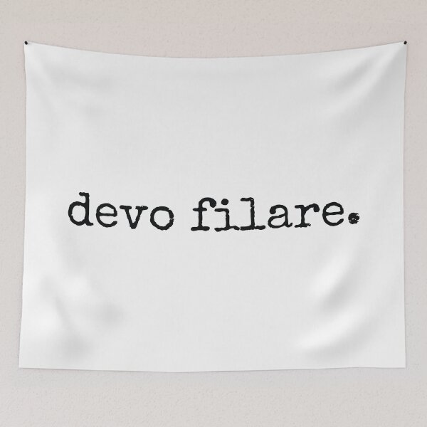 Item preview, Devo Filare Italian Sayings designed and sold by MSA-42.