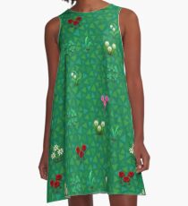 Animal Crossing Pixel A-Linien Kleid