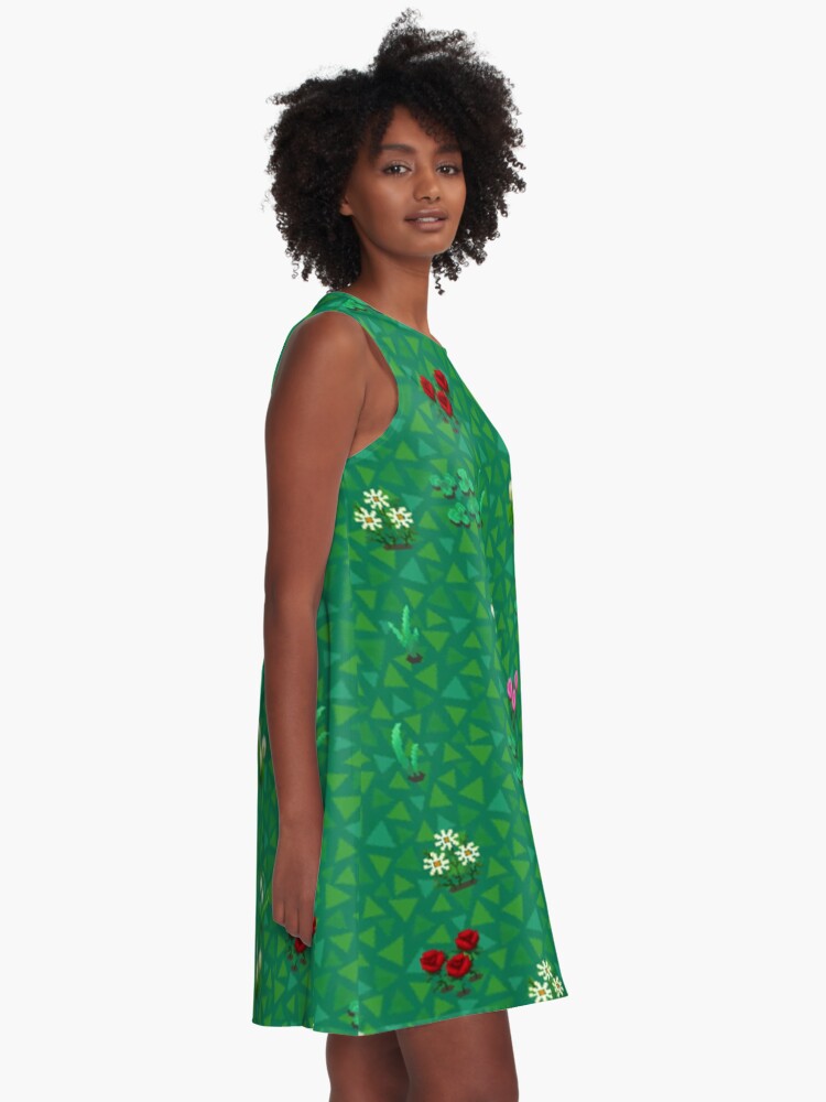 Alternate view of Animal Crossing Pixel A-Line Dress