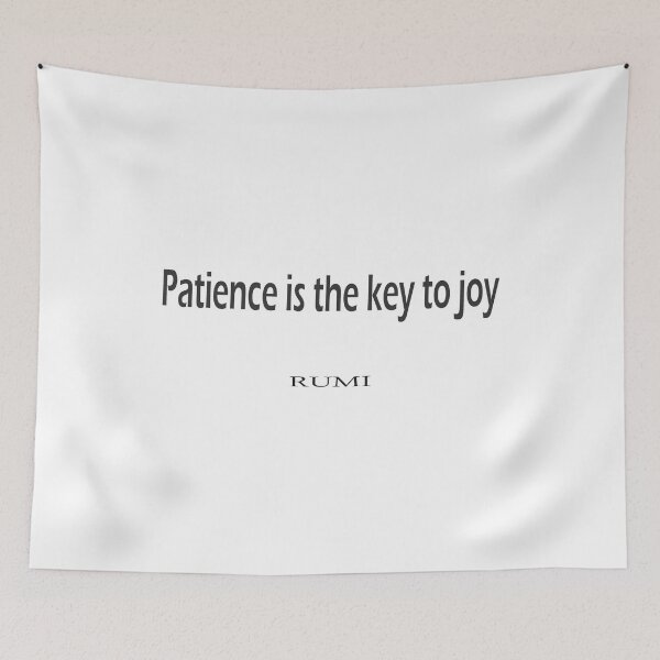 Item preview, Patience is the key to joy designed and sold by LovePhilosophy.