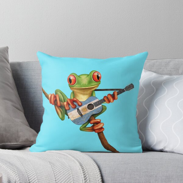 Item preview, Tree Frog Playing Argentinian Guitar designed and sold by JeffBartels.