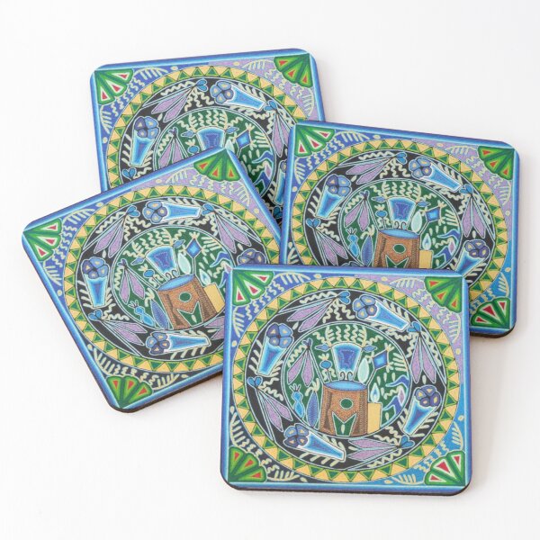 Item preview, Huichol peyotes and magic designed and sold by Caracol-Spanish.
