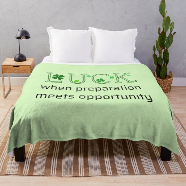 Item preview, Saint Patrick's day Luck - when preparation meets opportunity designed and sold by DigitalArtTrend.