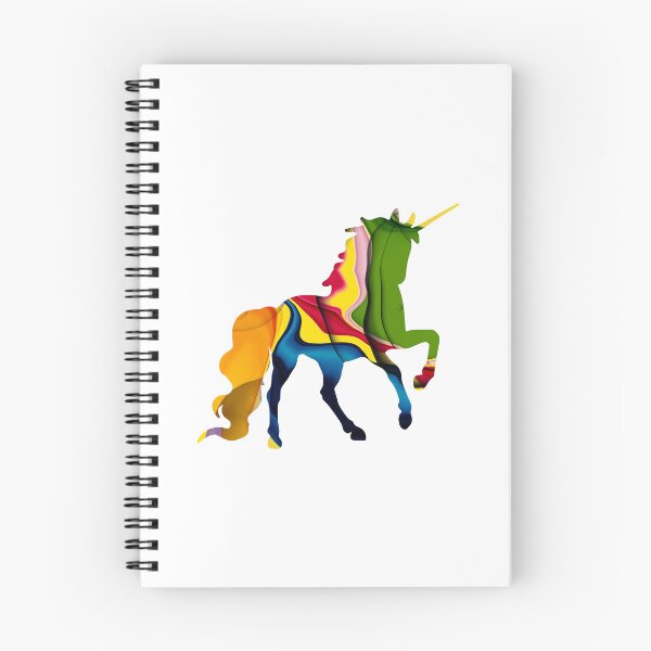 Aperçu de l'œuvre Colorful unicorn silhouette créée et vendue par FleurDeTango.