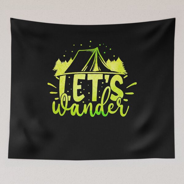 Item preview, Let's wonder, humor camper gift designed and sold by lapolonaise.