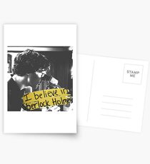 #BelieveInSherlock Postcards