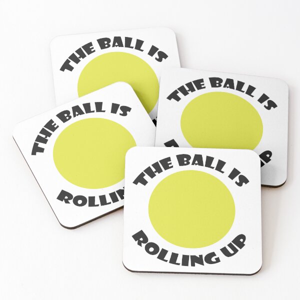 Item preview, The Ball Is Rolling Up (Yellow) designed and sold by -Ruby-Grace-.