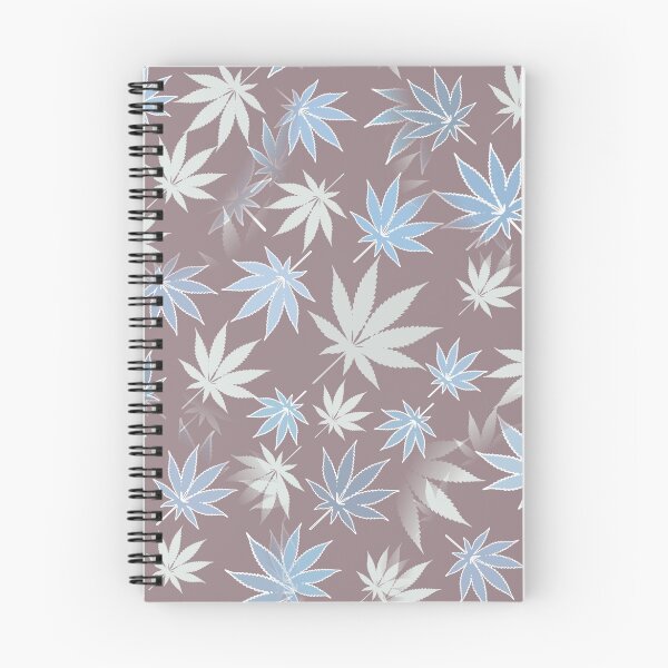 Item preview, Grey Cannabis Leaf Print  designed and sold by siwabudda.