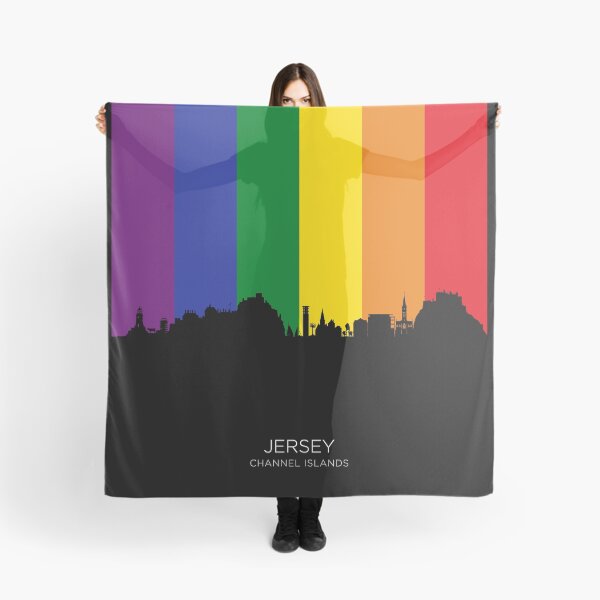 Artikelvorschau, Jersey Channel Islands Skyline entworfen und verkauft von ArtPrints.