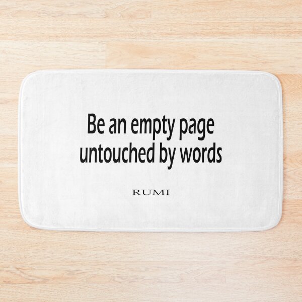 Item preview, Be an empty page, untouched by words. designed and sold by LovePhilosophy.