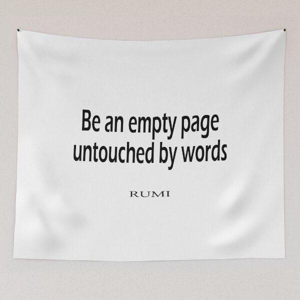 Item preview, Be an empty page, untouched by words. designed and sold by LovePhilosophy.