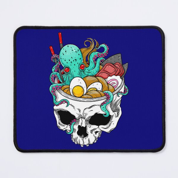 Item preview, Octopus Ramen Skull designed and sold by LP.