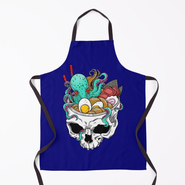Item preview, Octopus Ramen Skull designed and sold by LP.