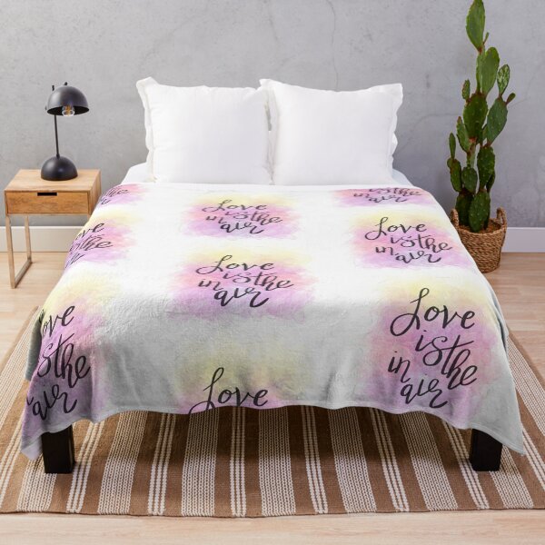 Item preview, Love is in the air motivational Quote designed and sold by ManifestoDesign.