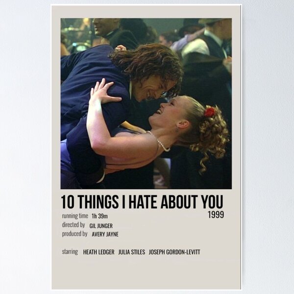 Ten Things I Hate About You Poster Movie (27 x 40 Inches - 69cm x 102cm) (1999)