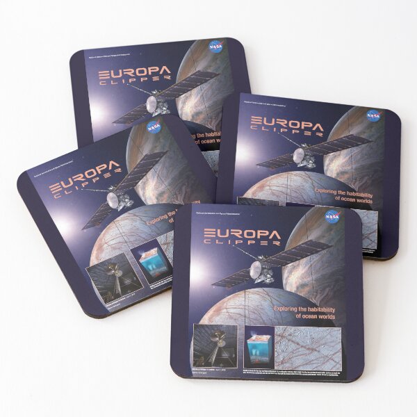 Item preview, NASA Europa Clipper mission overview poster designed and sold by SolidEarthArt.