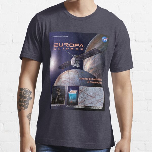 Nasa Europa Clipper Mission Overview Poster Nasa Classic T-Shirt | Redbubble