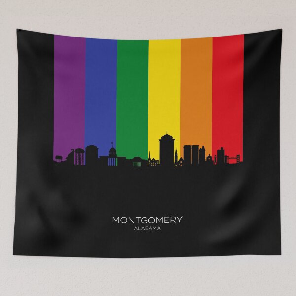 Item preview, Montgomery Alabama Skyline designed and sold by ArtPrints.