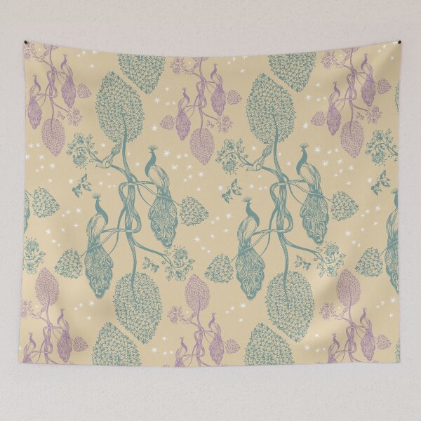 Item preview, Peacocks on a tree. Indian fairy tale designed and sold by fairytaleprints.