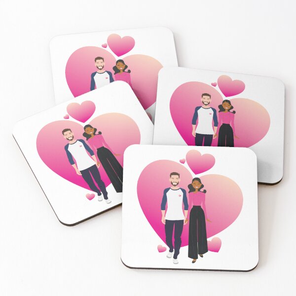 Item preview, interracial couple designed and sold by ladstudio.