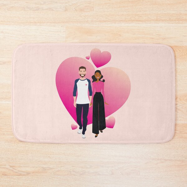 Item preview, interracial couple designed and sold by ladstudio.