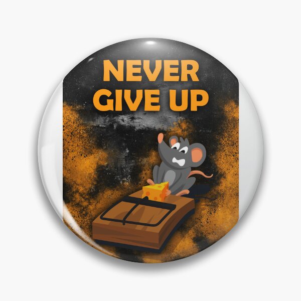 Item preview, Never Give Up Artwork Keep Going Motivational Illustration designed and sold by SuccessHunters.