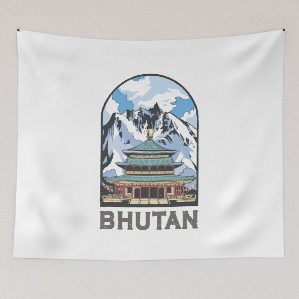 Item preview, Bhutan Country Vintage Temple Art designed and sold by MrEddie10.