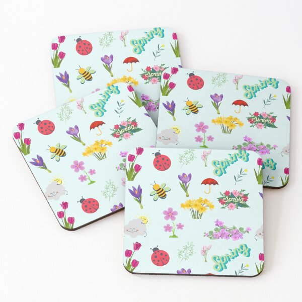 Item preview, Welcome Spring Cute Floral and Bug Collection designed and sold by silviaol.